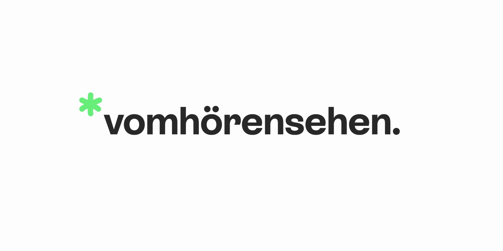 Vomhörensehen Logo